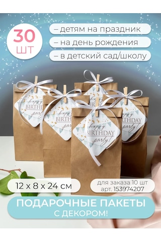 Sinitsa Ecoshop 30 Adet Doğum Günü Hediye Paketi 193988840