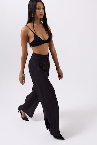 Munn Collection Casual Yüksek Bel Pantolon Siyah