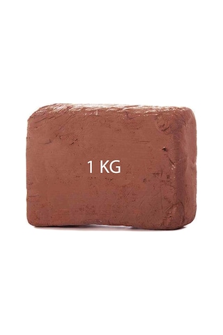 Kahverengi Seramik Hamuru 1 Kg Kırmızı Seramik Çamuru Toprak Doğal Kırmızı Kil Oyun Hamuru Çamuru