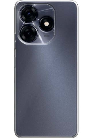 Tecno Uyumlu Spark 10 4g Kılıf Zore Şeffaf Süper Silikon Kapak