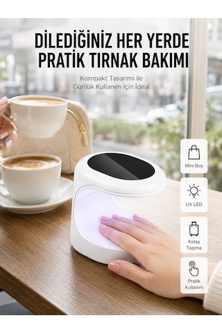 Kalıcı Oje Kurutucu Uv Led Teknolojisi Taşınabilir Mini Tırnak Ku 69221087