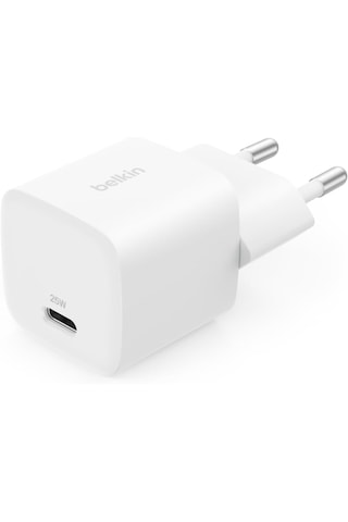 Belkin Boostcharge Usb-c 25 W Pd 3.0 Pps Hızlı Şarj Cihazı, Beyaz