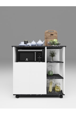 Bozlale Çok Amaçlı Dolap Mikrodalga Fırın Airfryer Kahve Dolabı