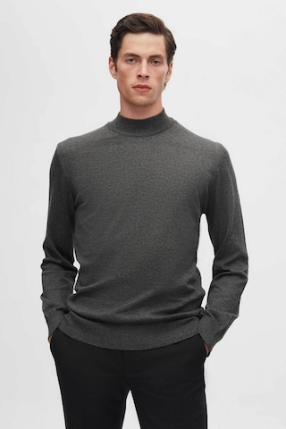 D's Damat Regular Fit Antrasit Pamuk Karışımlı Yarım Balıkçı Triko Kazak Antrasit