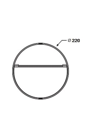 Jupiter Led'li Bahçe Aplik Lw454 Antrasit
