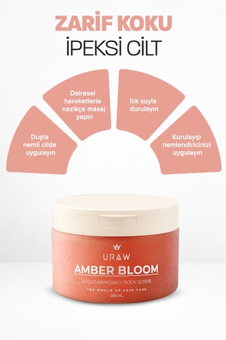 3 Lü Bloom Vücut Peeling Seti