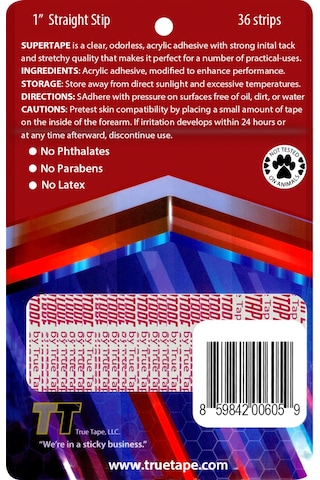 True Tape Super Tape Protez Saç Bandı 36 Adet (2.5 Cm X 7.5 Cm)