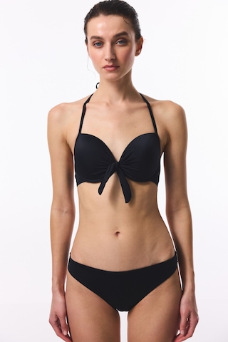 Penti Siyah Slip Orta Bel Bikini Altı