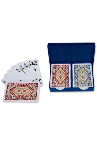 Angora Kem Plastik Oyun Kağıdı Marka İskambil Kağıdı Çift Deste