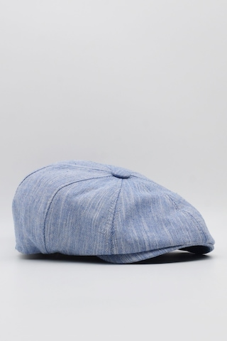 Külah Erkek Kot Şapka Yazlık Denim Erkek Kep-Mavi-Standart