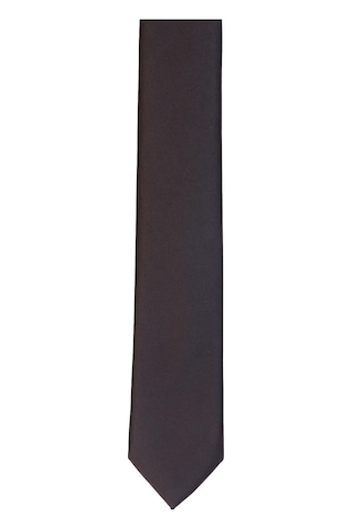 Morven Erkek Siyah Basic Düz Mikrofiber Kravat 26mc008001001 Siyah