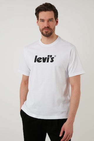 Levi's Erkek T-shirt Ss Relaxed Fit T-Shirt A2082-0029 Beyaz