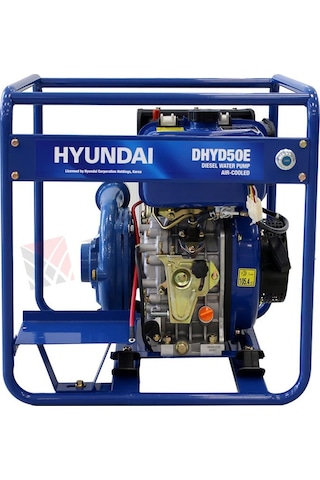 Hyundai Dhyd50e Dizel Marşlı Yüksek Basınçlı Su Motoru 2''