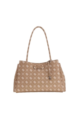 Guess Carrie Logo Kadın El Ve Çapraz Çanta Hwgp9898220 Bej