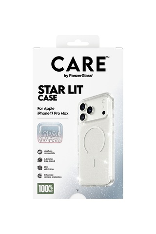 Care By Panzerglass Flagship Apple Uyumlu iPhone 17 Pro Max Urban Explorer Star Lit Beyaz Magsafe Kılıf