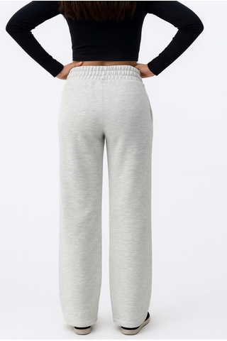 Axxel Kadın Krem Melanj İnterlok Eşofman Altı-p2273 Krem