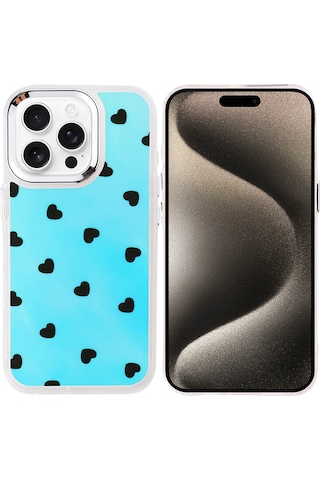 Biriva Home İphone 15 Pro Kılıf Airbag Tasarımlı Brvh Hadra Kapak - Kiraz Kiraz