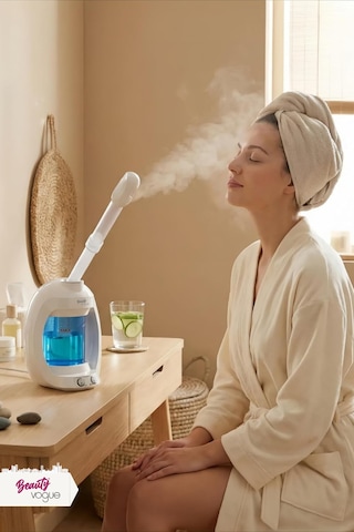 Beauty Vogue Masaüstü Vapozon Yüz Cilt Buhar Makinesi Ozonlu Cilt Bakımı Profesy
