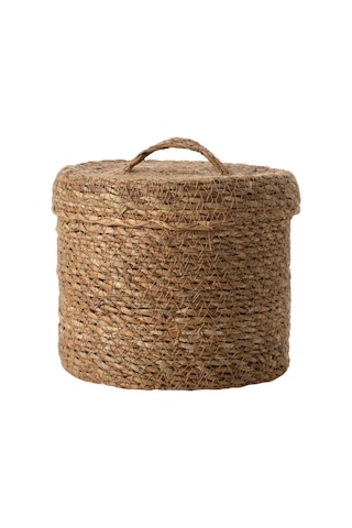 Mudo Home Sımon Kapaklı Düzenleyici Naturel 17x17x15 Kahverengi