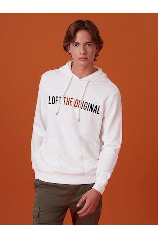 LOFT Regular Fit Erkek Sweatshirt Lf2030979 Q1.v1 Beyaz