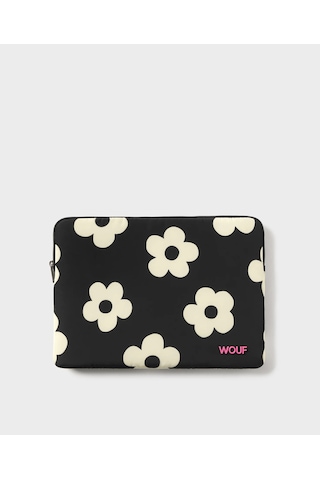 Wouf Night Daisy 13" & 14" Kadın Laptop Kılıfı Ss260012 33x25x4 Cm Siyah