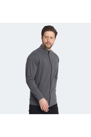 Slazenger KAGISONA IN Erkek Sweatshirt Koyu Gri