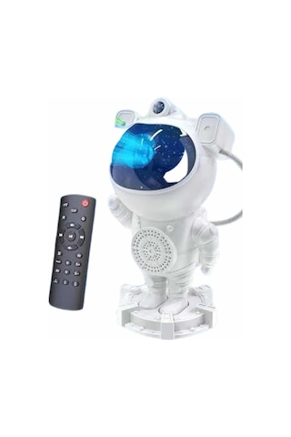 Gece Lambası Astronot Bluetooth Hoparlörlü Galaksi Işık Projektörü Diğer 08403288