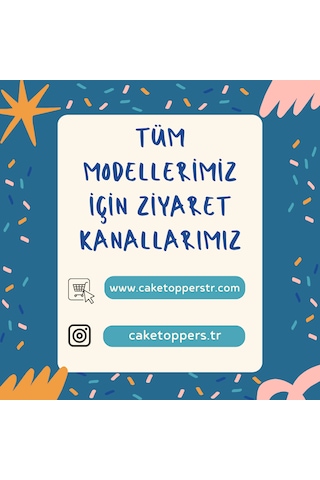 Sindirella Temalı Kız Çocuk Doğum Günü İsme Özel 3d Pasta Parti Süsü Cinderella Cake Topper Çocuk