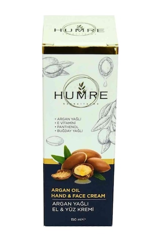 Humre Argan Yağlı E Vitaminli El ve Yüz Kremi 150 ML