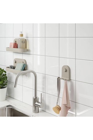 Ikea Öbonäs Vantuzlu Kanca 7x11 Cm Bej