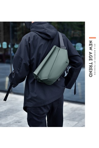 Trendy Erkek Çapraz Askılı Çanta-yeşil Yeşil