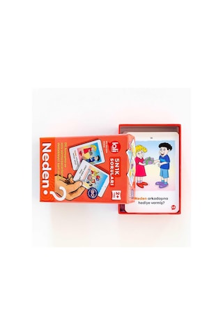 5N1K Konuşma Becerisine Destek ''Neden'' Kart Oyunu - Lali Yayınları