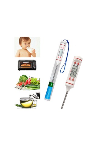 TP Termometre Daldırma Saplama Dijital Gıda Termometresi thr182