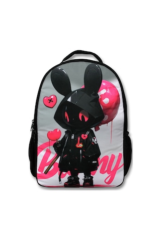 Ümit Çanta Erkek Çocuk Okul Sırt Çantası - Bunny - Siyah Pembe - 5106 7 Yaş Ve Üzeri Siyah - Pembe