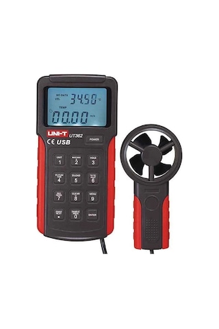 Unit Ut362 Dijital Rüzgar Hızı Ölçer Anemometre