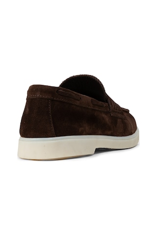 Deery Erkek Hakiki Süet Kahverengi Loafer - 02028mkhvc01 Kahverengi