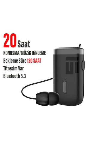 Exenar SW58 Bluetooth 5.3 Makaralı Kulak İçi Kulaklık