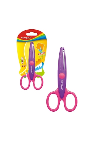 Keyroad Yaratıcılık İçin Şekilli Makas 14cm Pembe 161131911