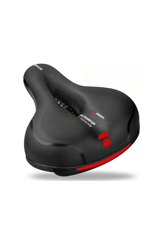 Motion003 3 Renkli Kaymaz Konforlu Bisiklet Sele Siyah Kırmızı İç Mekan Ve Yol Bisikleti İçin Siyah Kırmızı