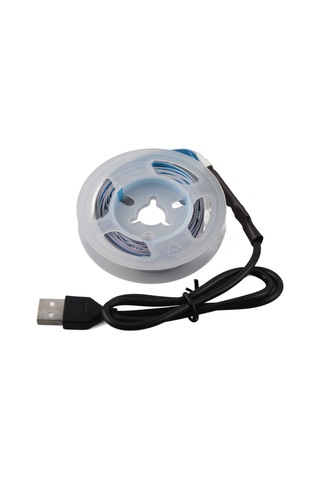 Ximistore9 Rgb Led Işık Şeridi 5v Usb, 3 Tuşlu Kontrolcü İle Renkli Modlar, 5050 Led, 2 Metre 12 Led/metre Diğer