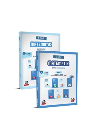 3d 2026 5. Sınıf Matematik Ek Sınıf İçi Etkinlik Kitabı + Çalışma Kitabı 2 Kitap