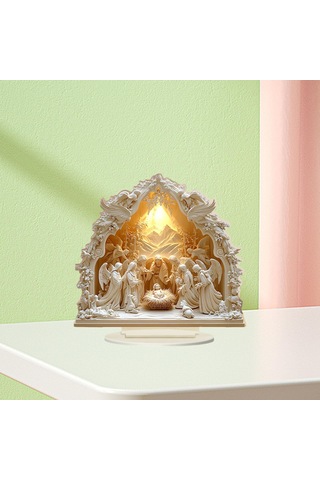 Homyl 2d Düz Akrilik Heykel Koleksiyon Tatil Yılbaşı Doğum Orta