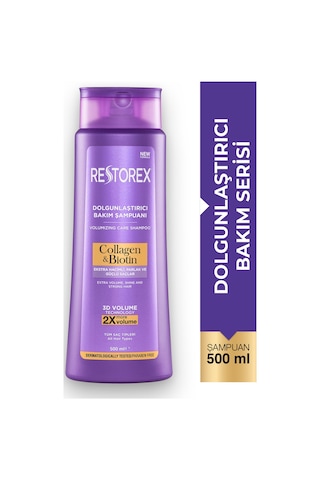 Restorex Collagen & Biotin Hacimsiz Saçlar Için Dolgunlaştırıcı Şampuan 500ml