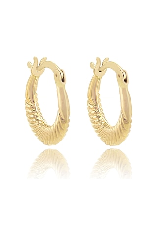 Moom Mücevherat Kadın 14 Ayar Altın Halka Küpe N11.15515