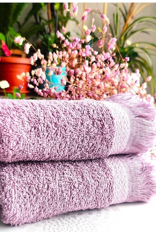 2'li Set Saçaklı Desen Çeyizlik 35x60 Cm. Mutfak Havlu Seti Renkli