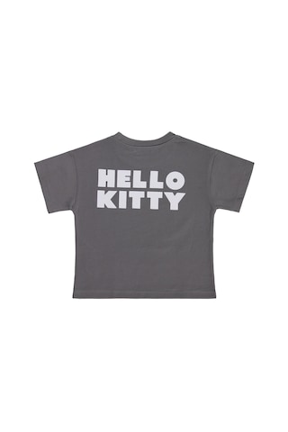 Hello Kitty 2-5 Yaş Tişört - Gri Çok Renkli