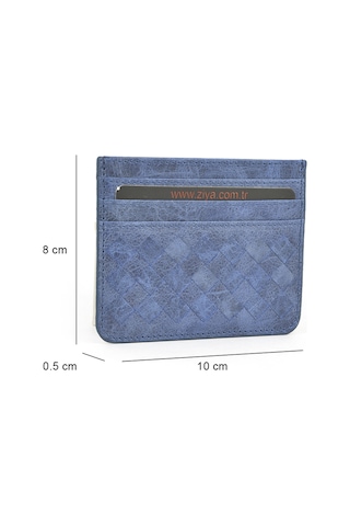 Ziya, Unisex Hakiki Deri Kartlık 1539852z06 Kot Mavi 1539852z06 822 Kot Mavi