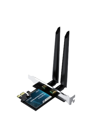 Veggieg Ax1200 Wi-fi 5 Alıcı Ve Bluetooth 4.2 Adaptör 5db Dual Anten Pcıe Wifi Ağ Kartı