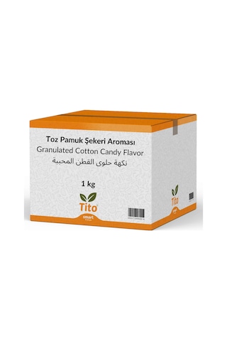 Toz Pamuk Şekeri Aroması 1 Kg Tekli