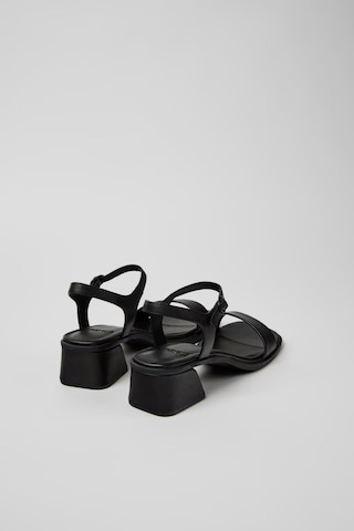 Camper Kora Sandal Kadın Siyah Deri Sandalet-14572